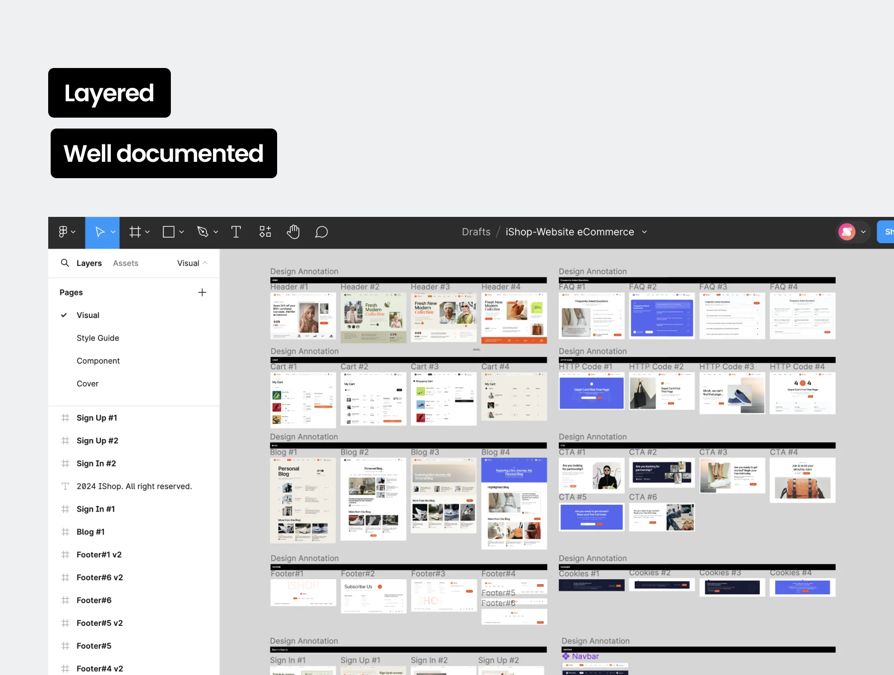 iShop eCommerce Website UI Kit 5