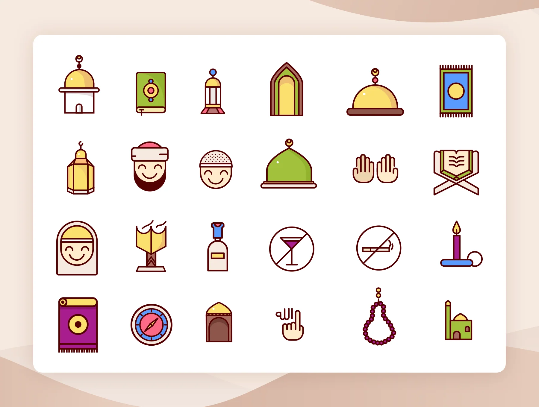 Islamic Landing Page Illustration 2