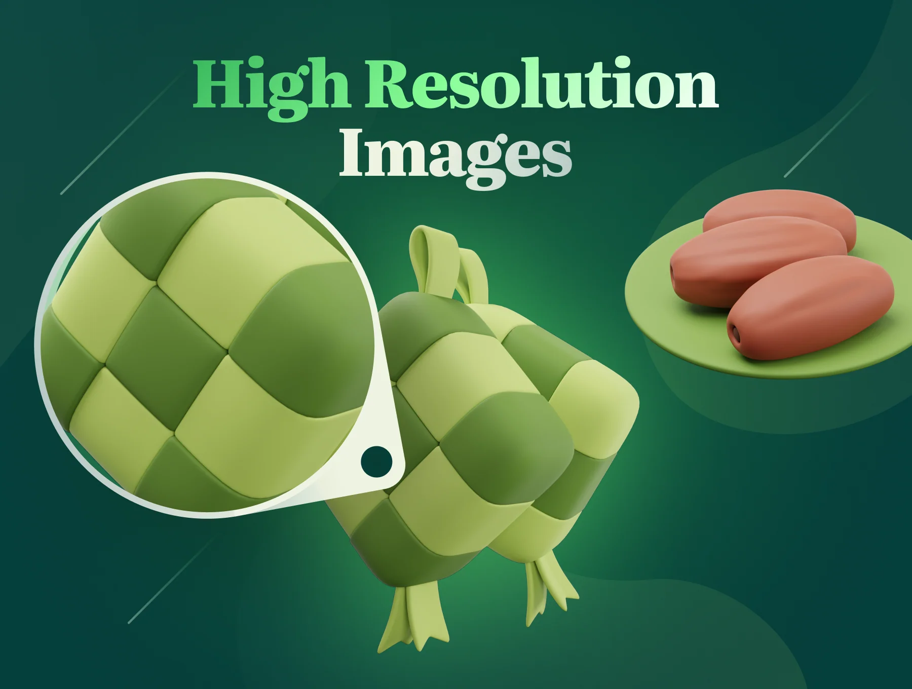 Islamy - Islamic & Ramadan 3D Icon Set 4