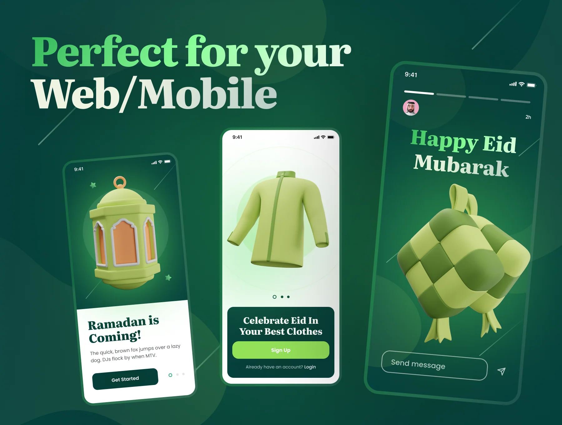 Islamy - Islamic & Ramadan 3D Icon Set 5