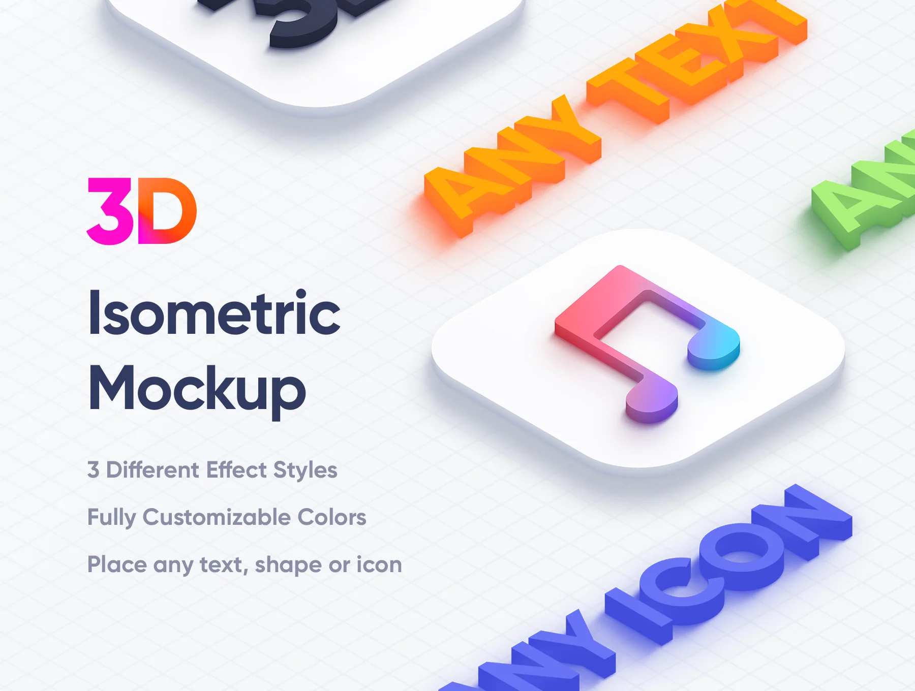 Isometric 3D Mockups