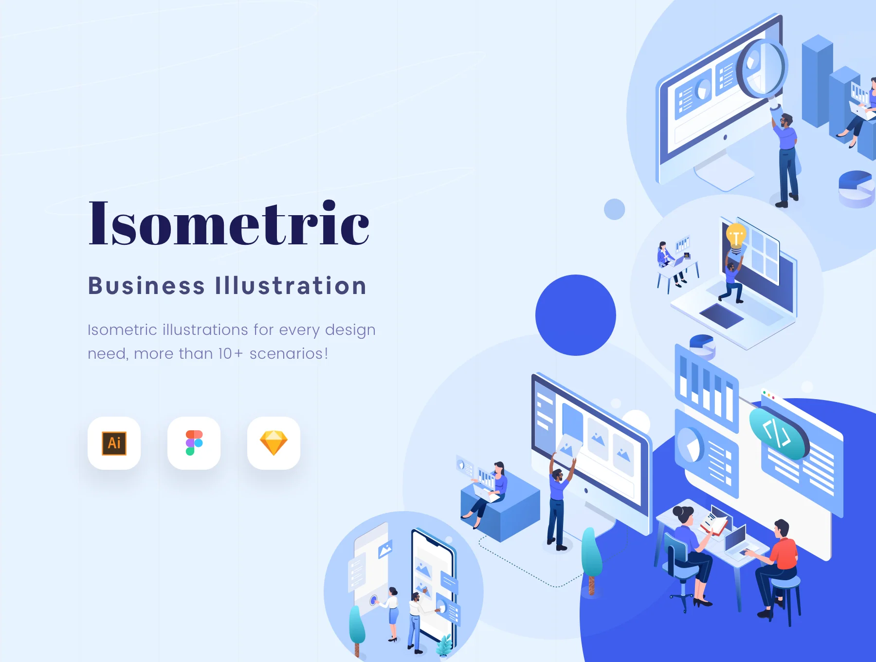 Isometric - Business Illustration