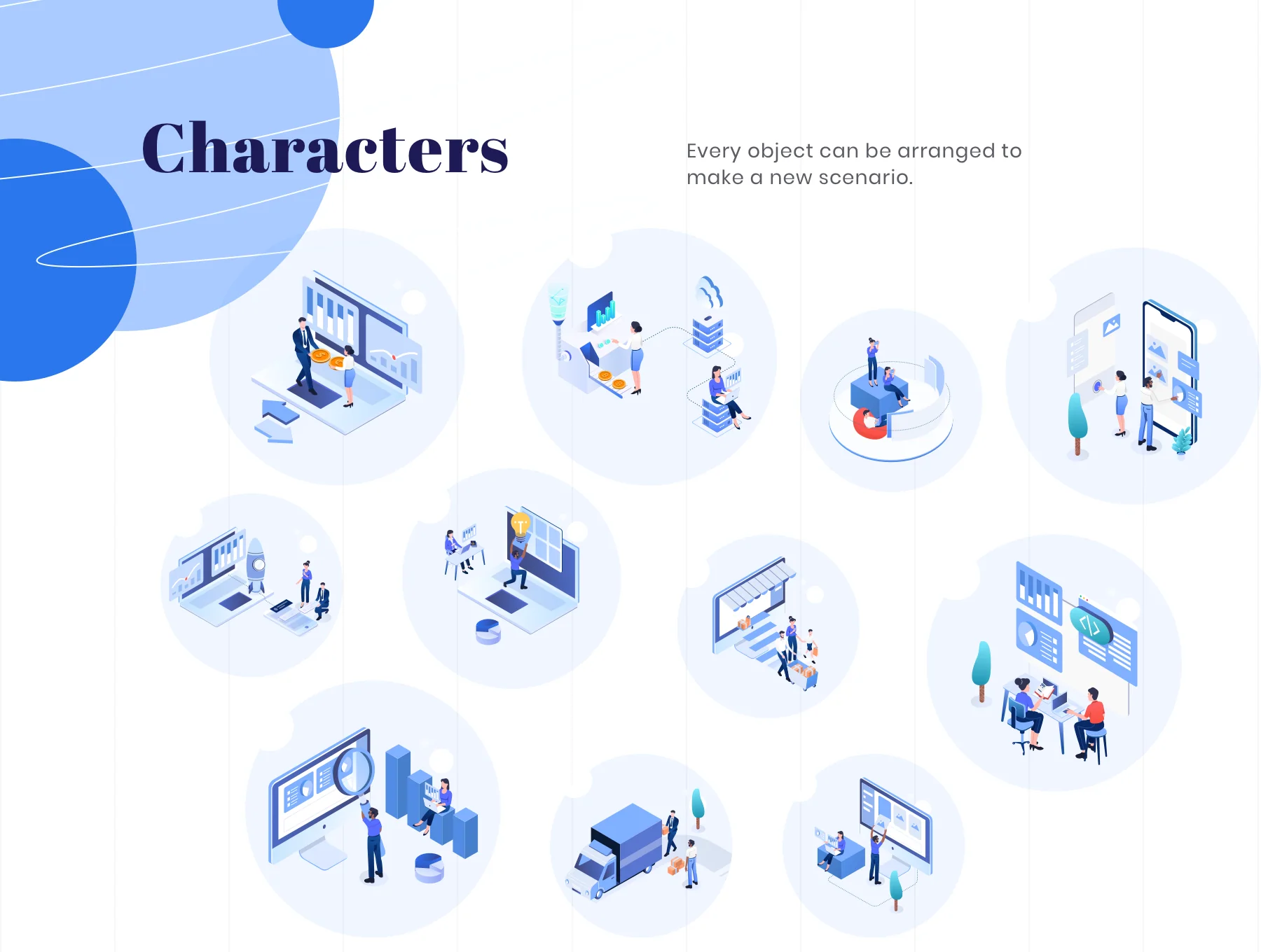 Isometric - Business Illustration 2