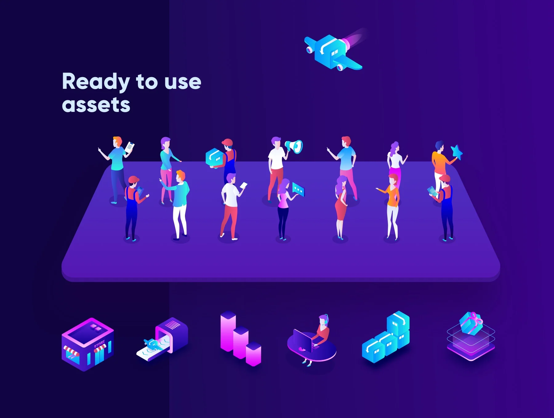 Isometric Ecommerce and Online Shopping 5