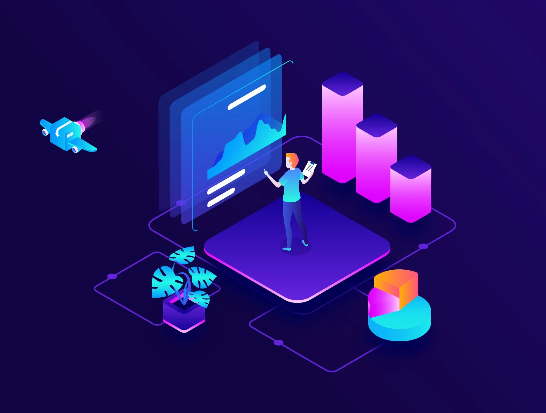 Isometric Ecommerce and Online Shopping 6