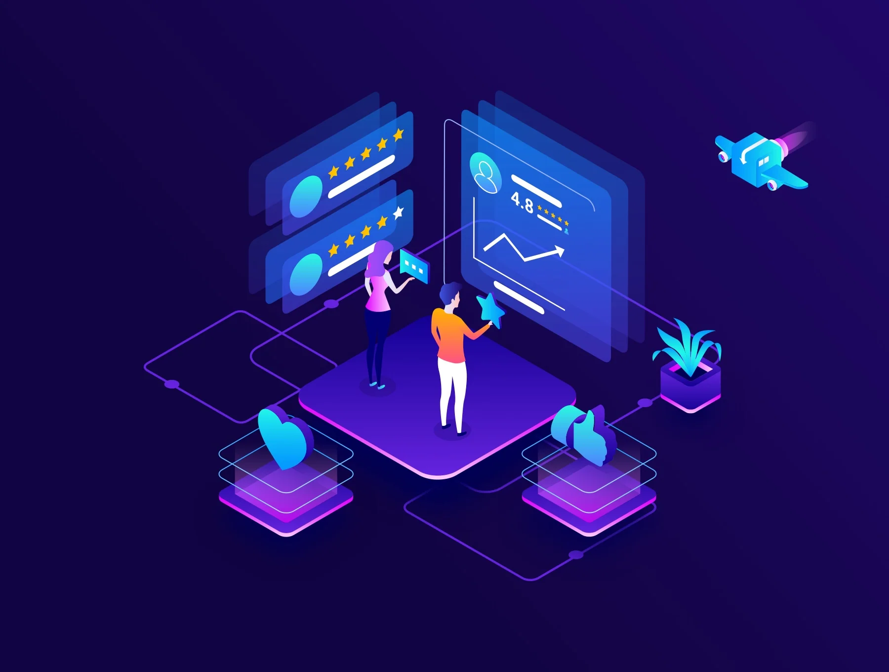 Isometric Ecommerce and Online Shopping 7