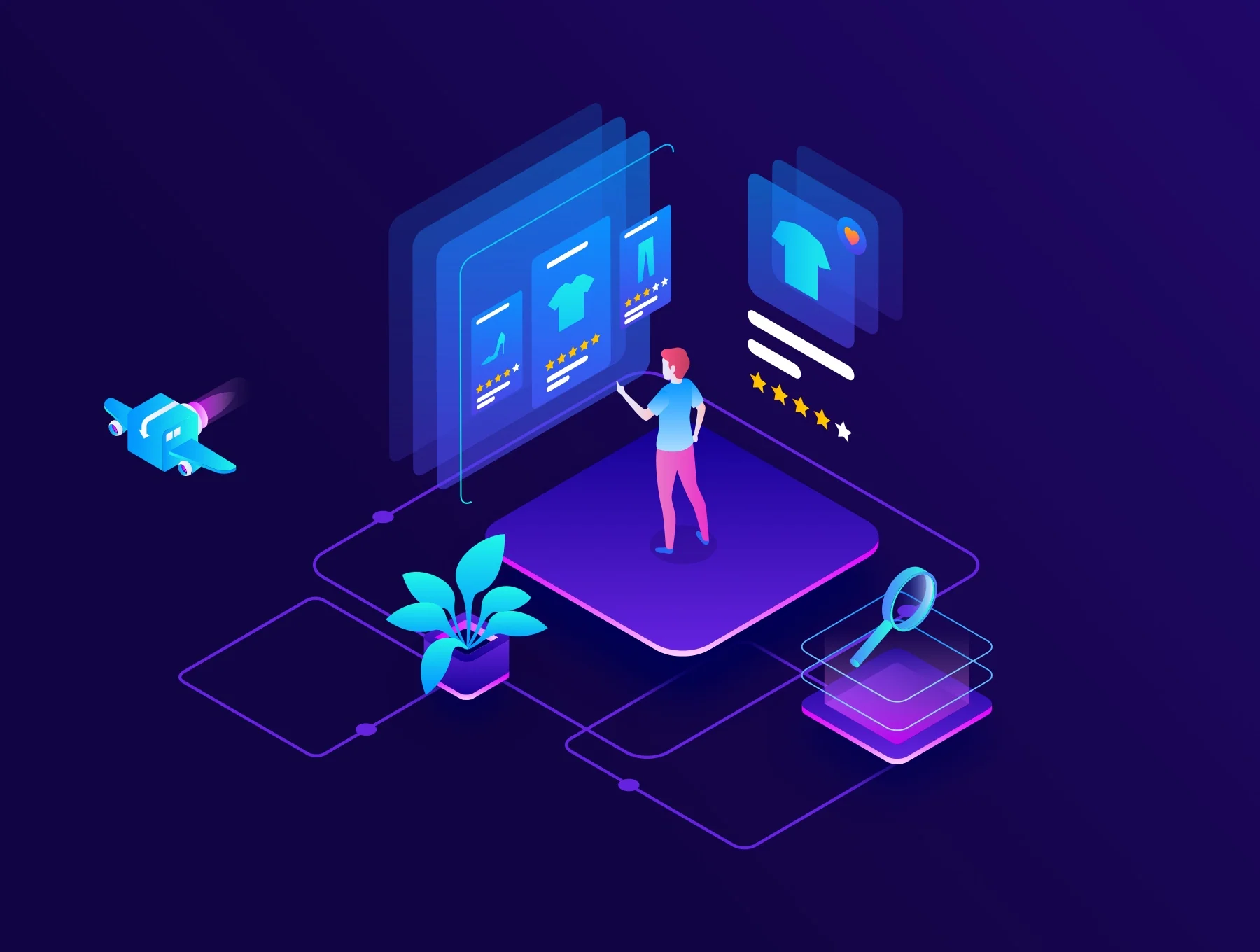 Isometric Ecommerce and Online Shopping 8