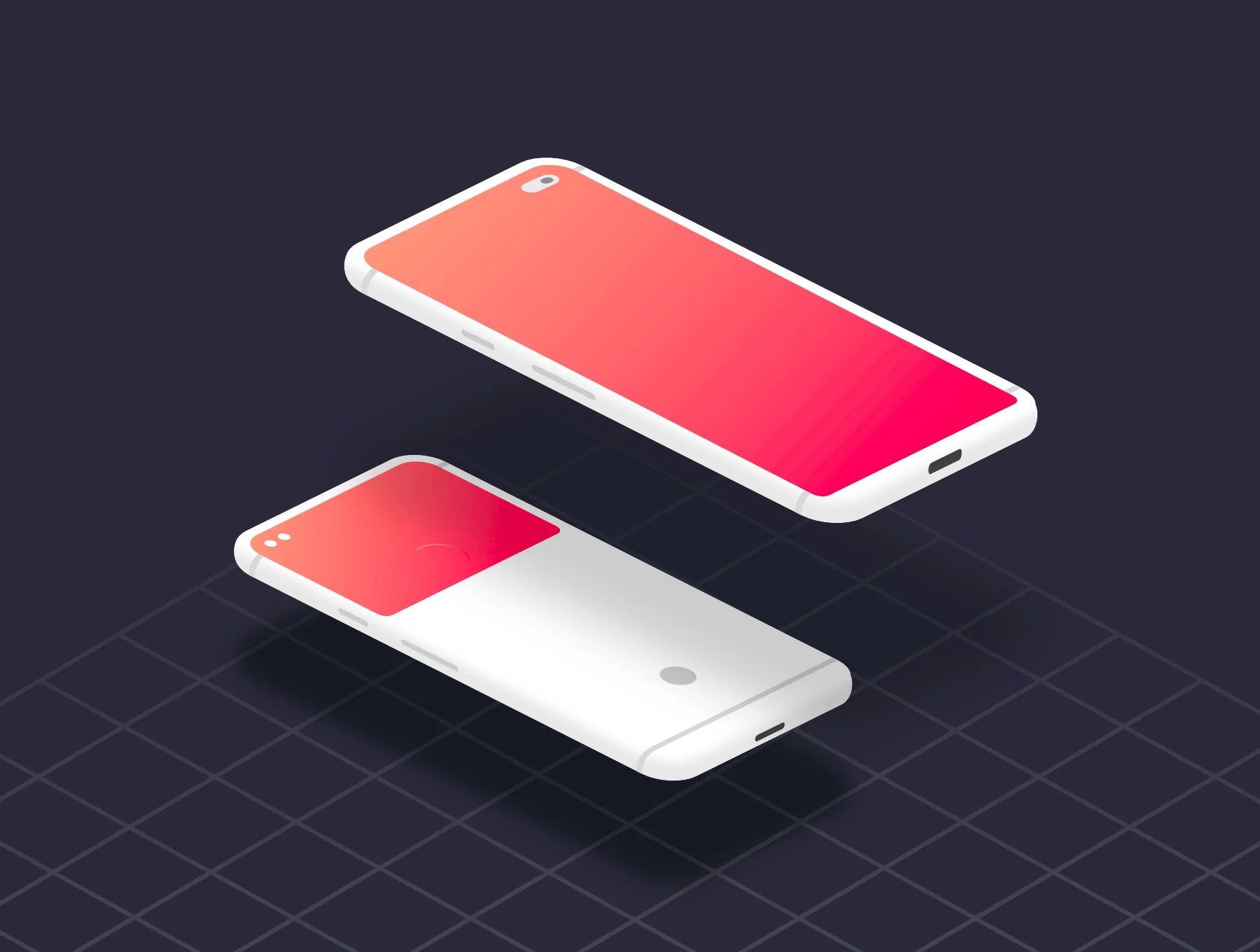 Isometric electronics illustrations 4
