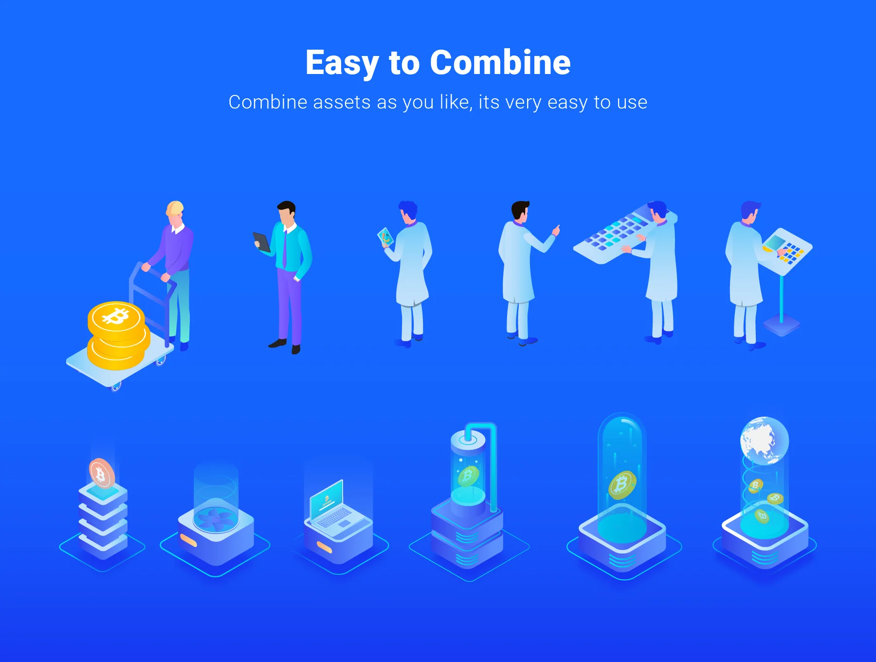 Cryptocurrency Isometric Illustration -  Part 1 5