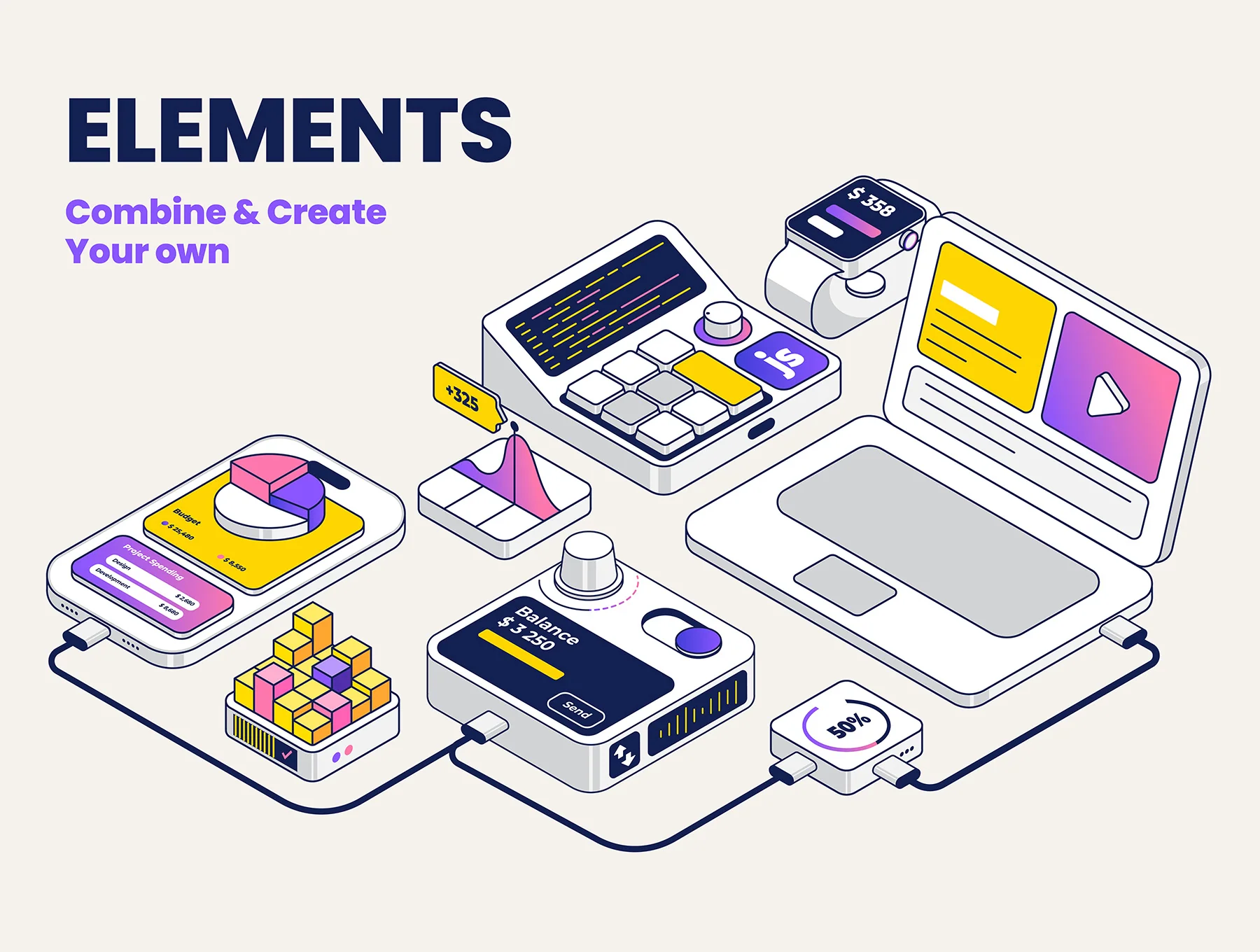 Business Isometric Illustration set 2