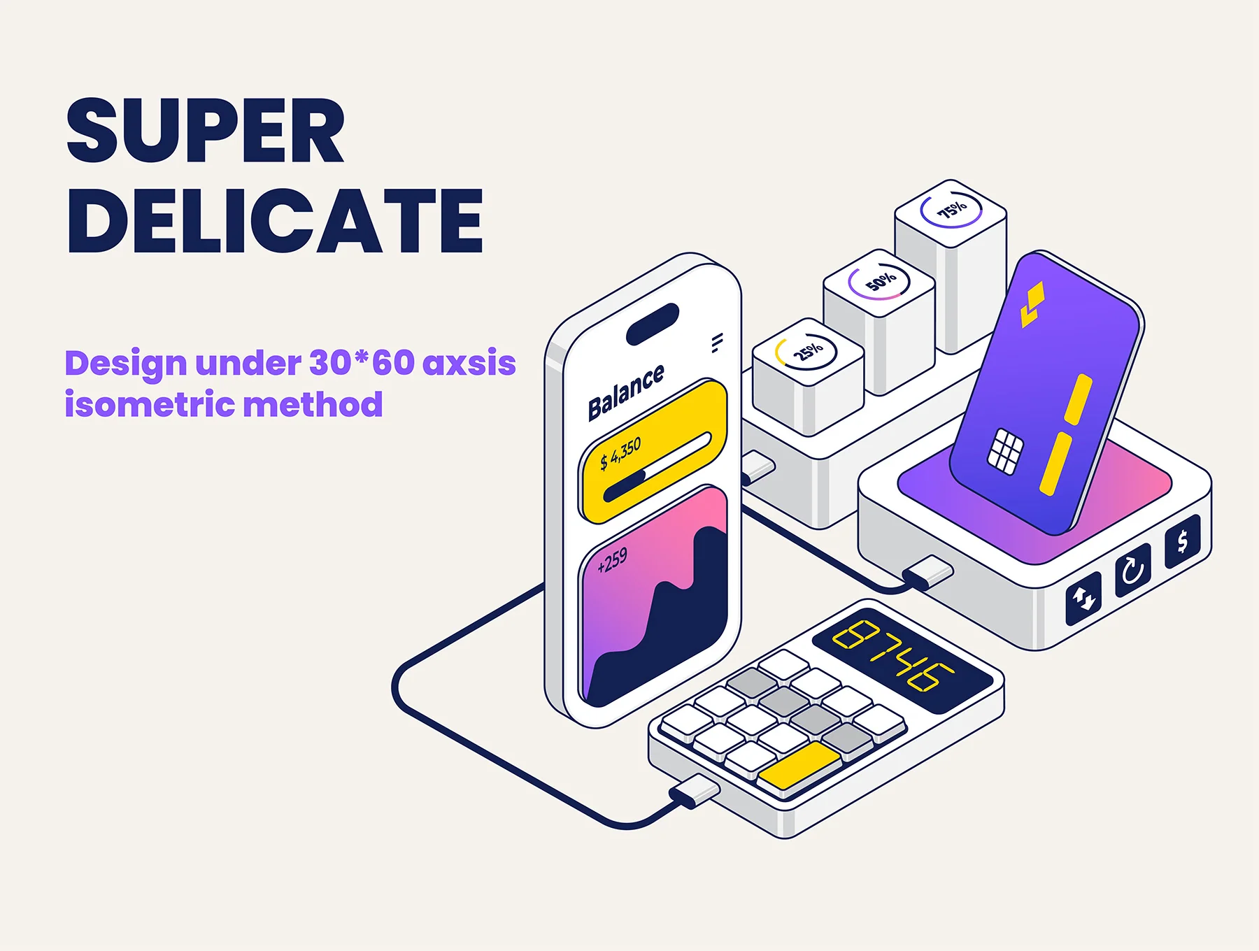Business Isometric Illustration set 3
