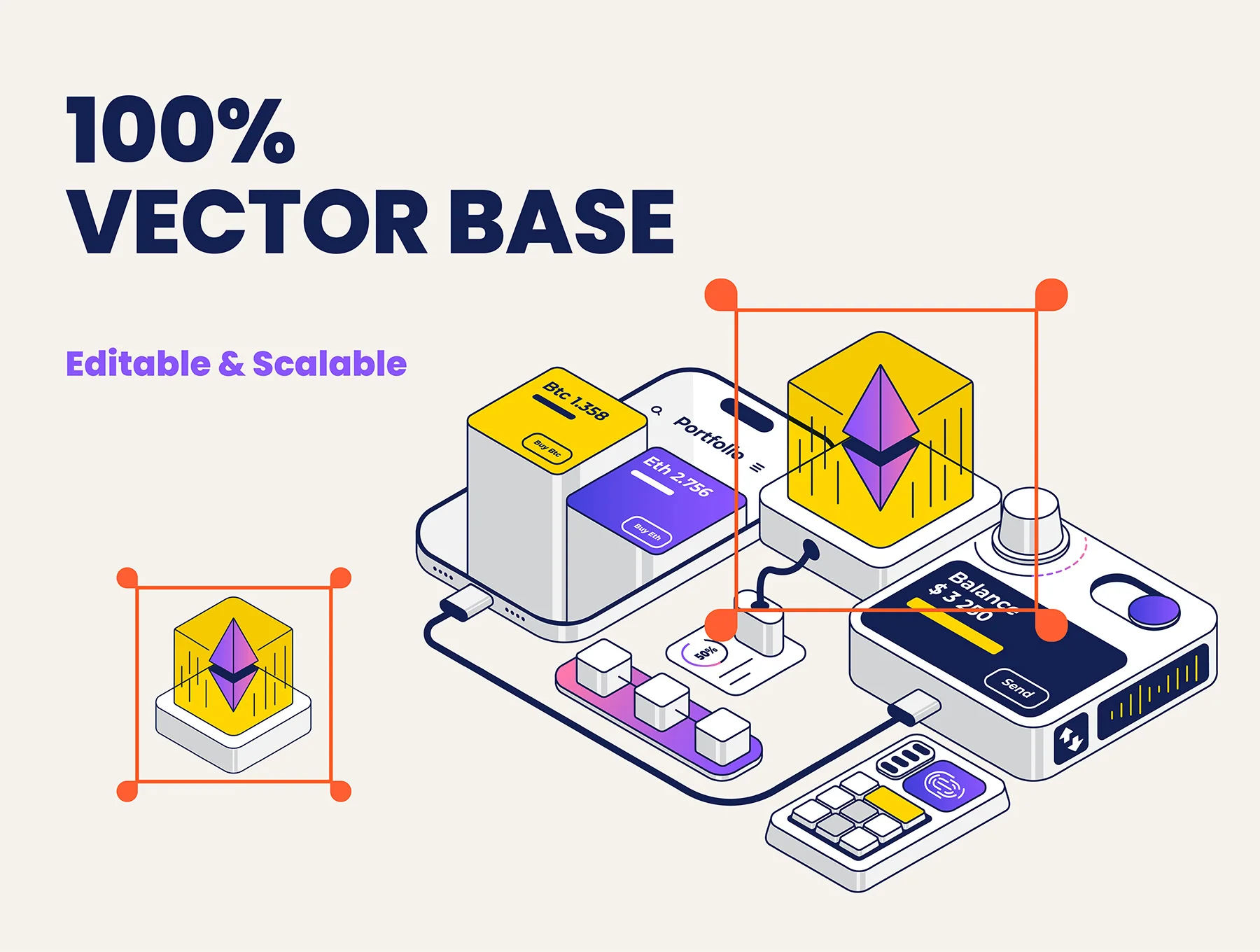 Business Isometric Illustration set 5