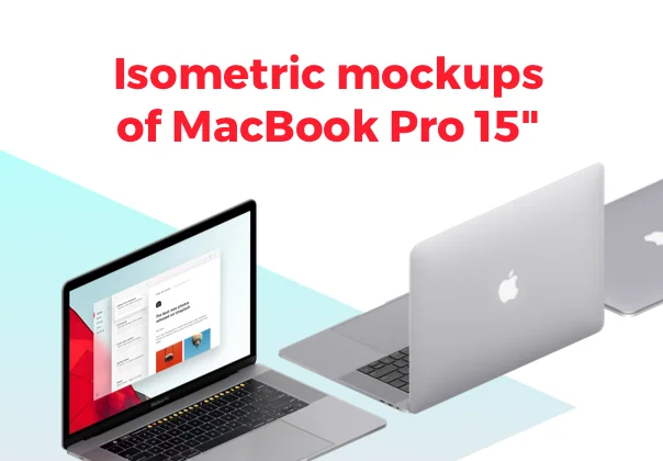 Isometric MacBook Pro 15"