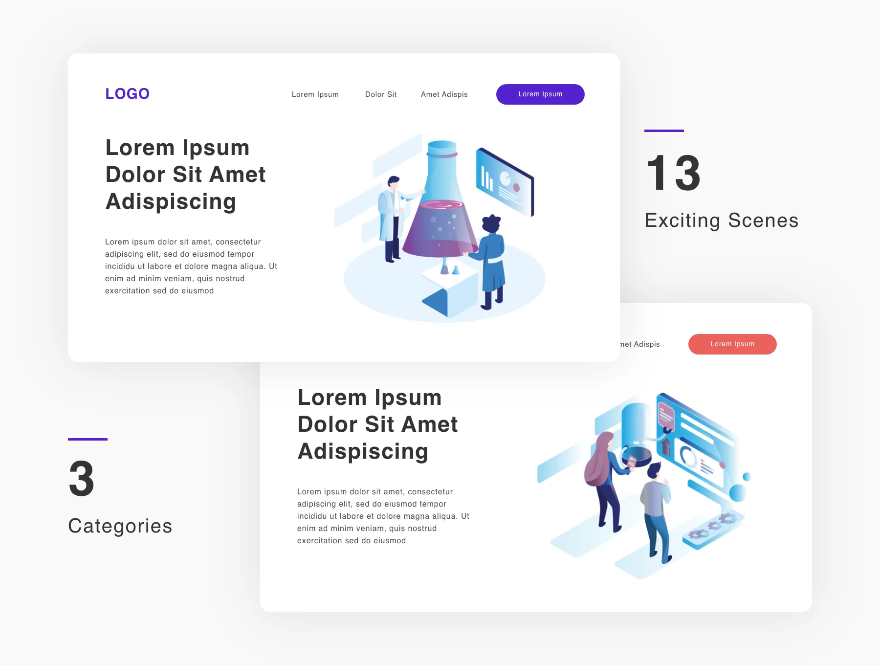 Isometric Tech Illustrations 4