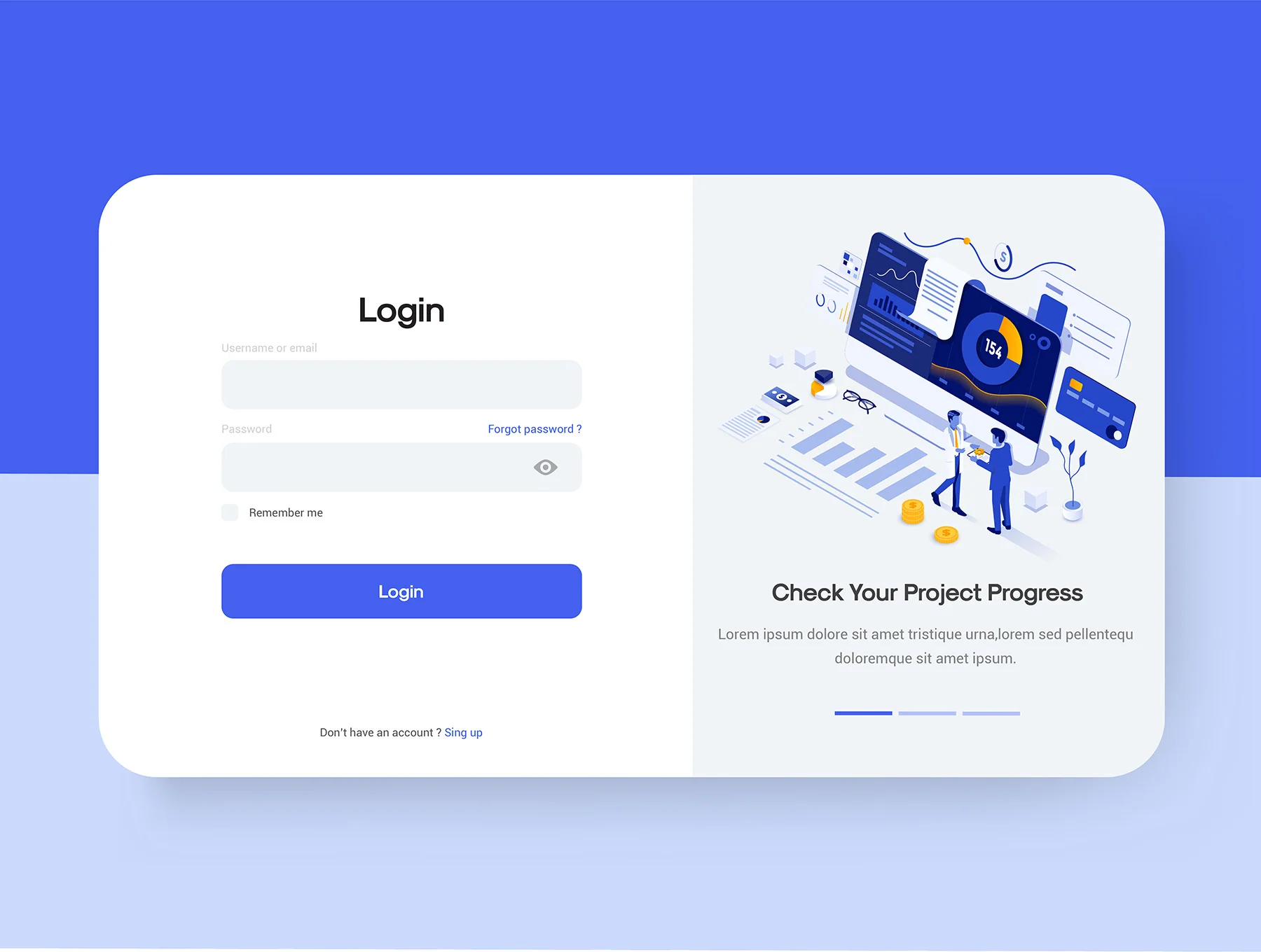 Isometric Ui illustrations 3
