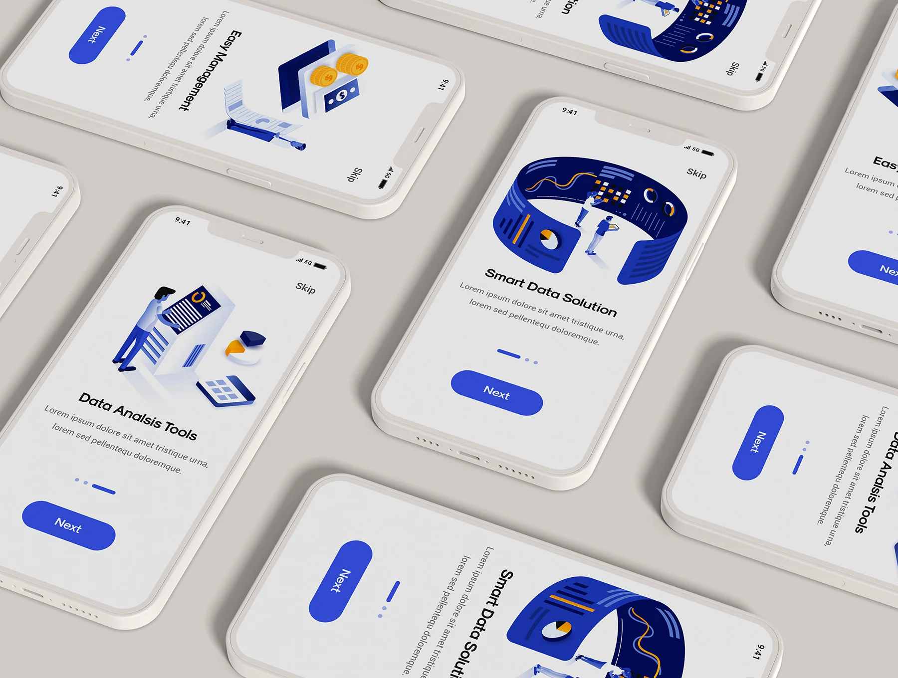 Isometric Ui illustrations 6