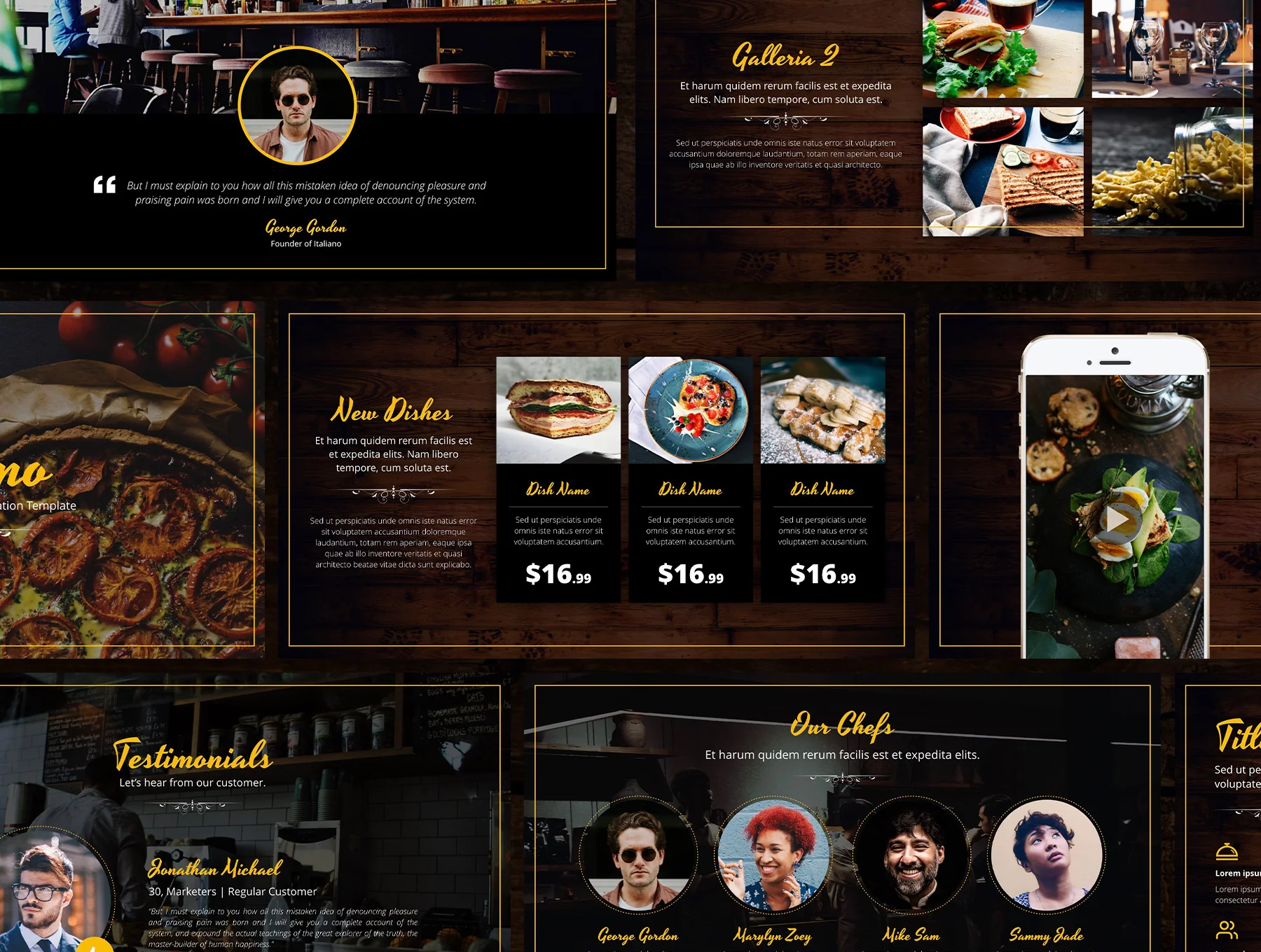 Italiano Restaurant Presentation 5