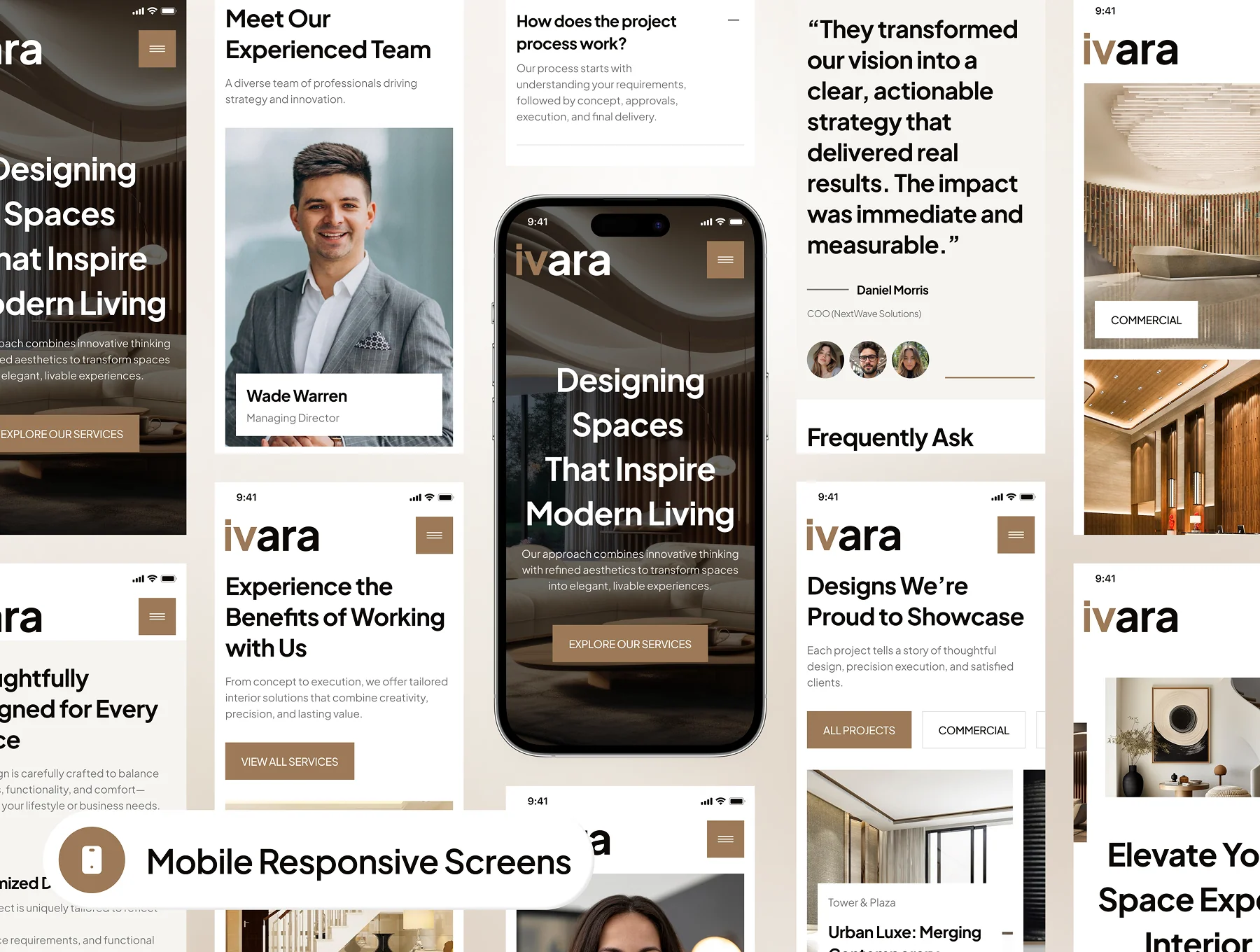 ivara - Interior Design Website UI Kit 9