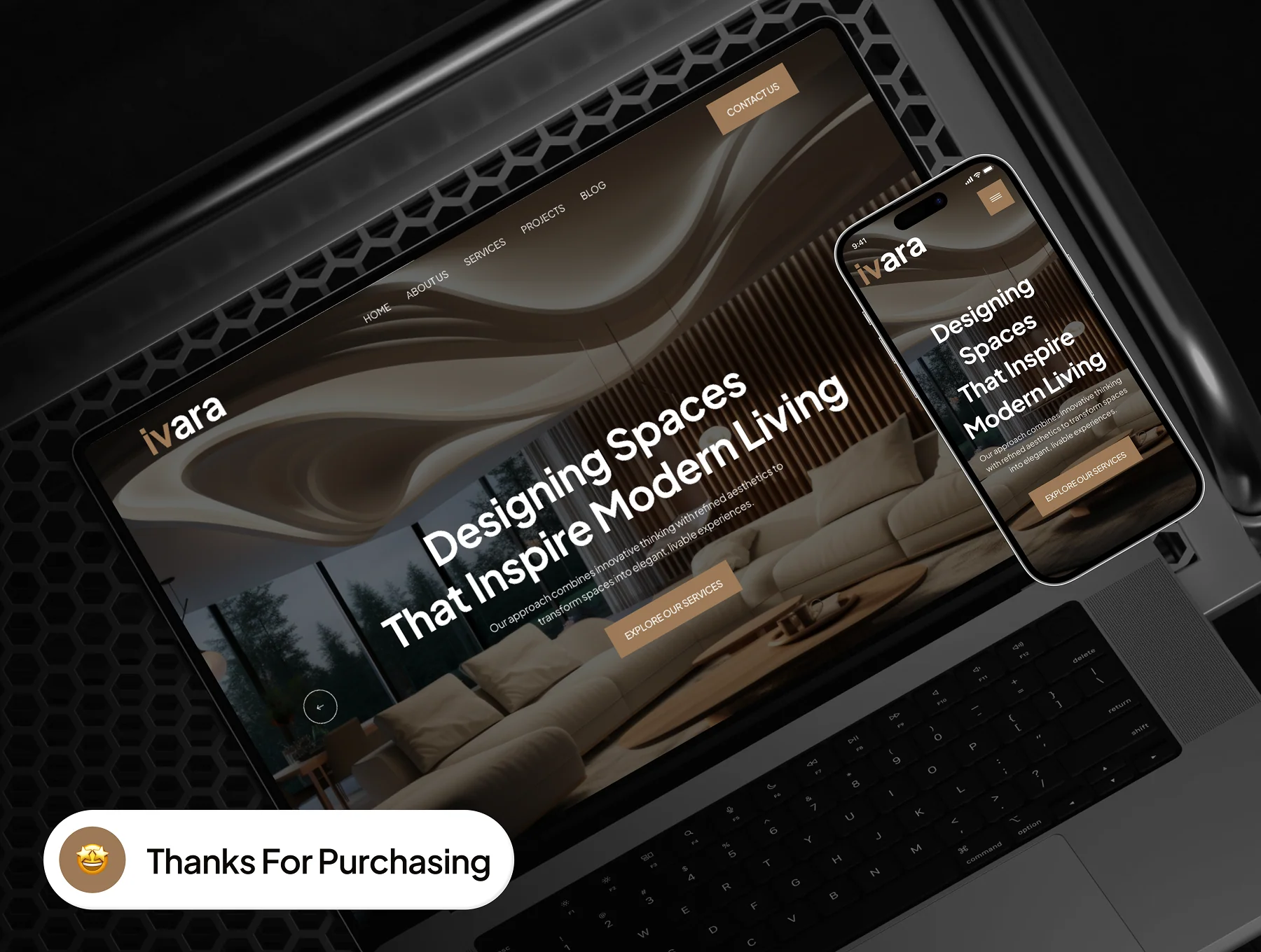 ivara - Interior Design Website UI Kit 10