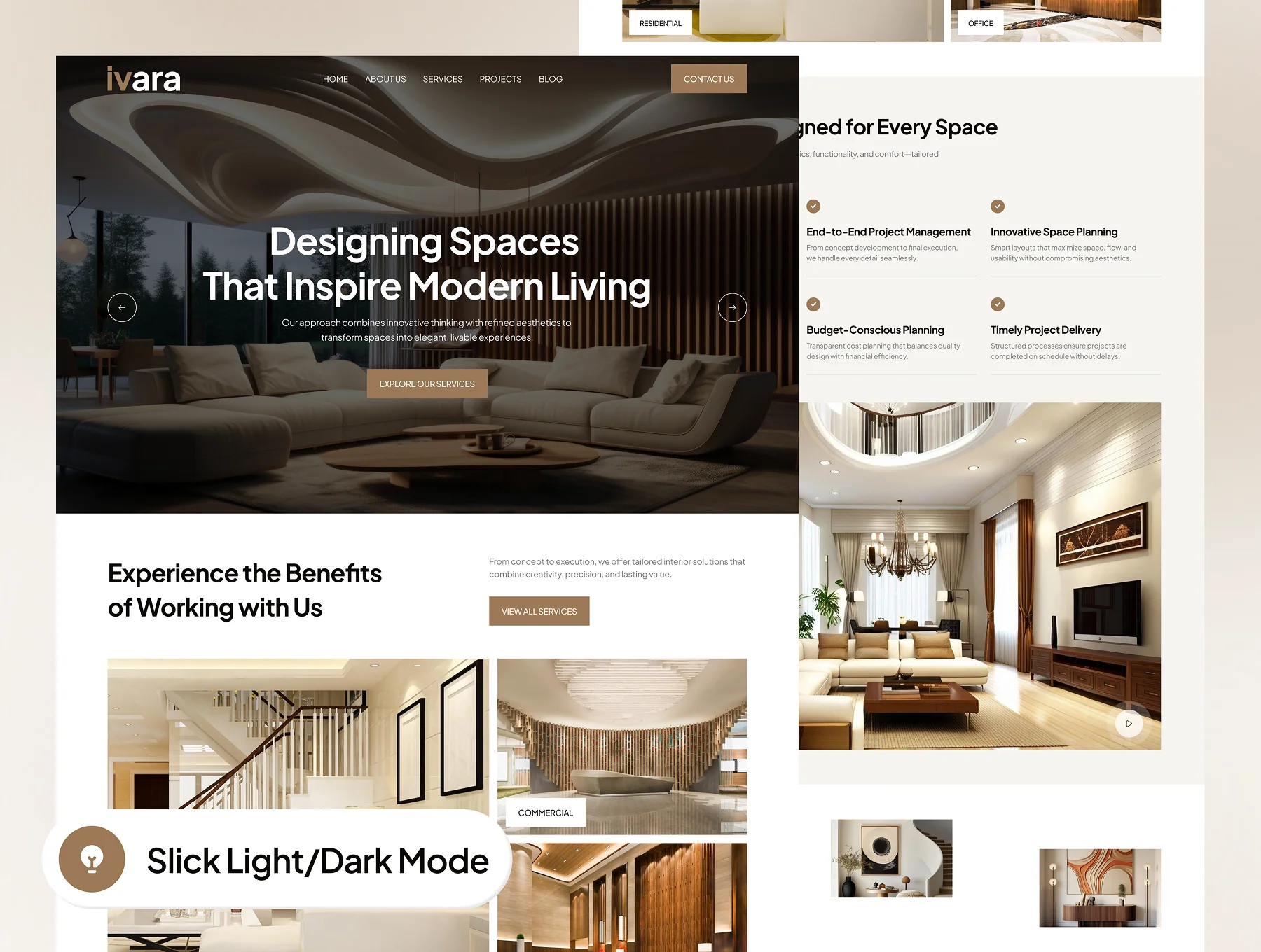 ivara - Interior Design Website UI Kit 4