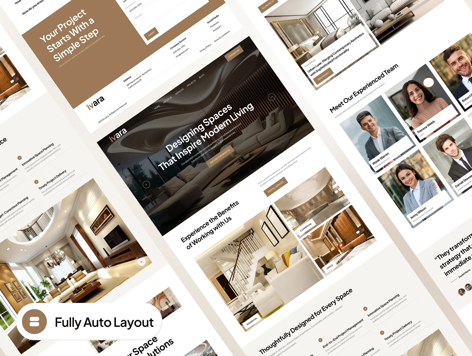 ivara - Interior Design Website UI Kit 6
