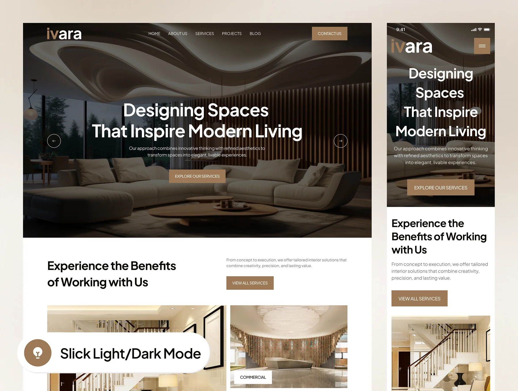 ivara - Interior Design Website UI Kit 8
