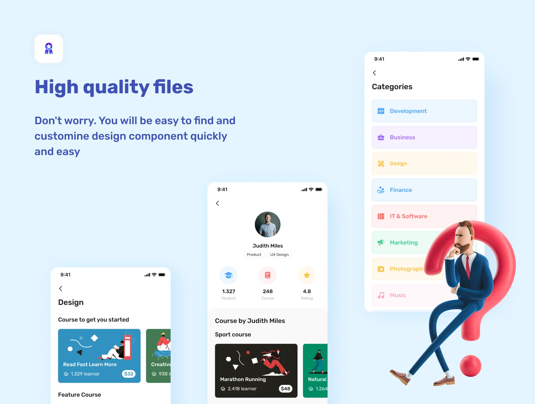 izzi - Online Learning App UI Kit 2