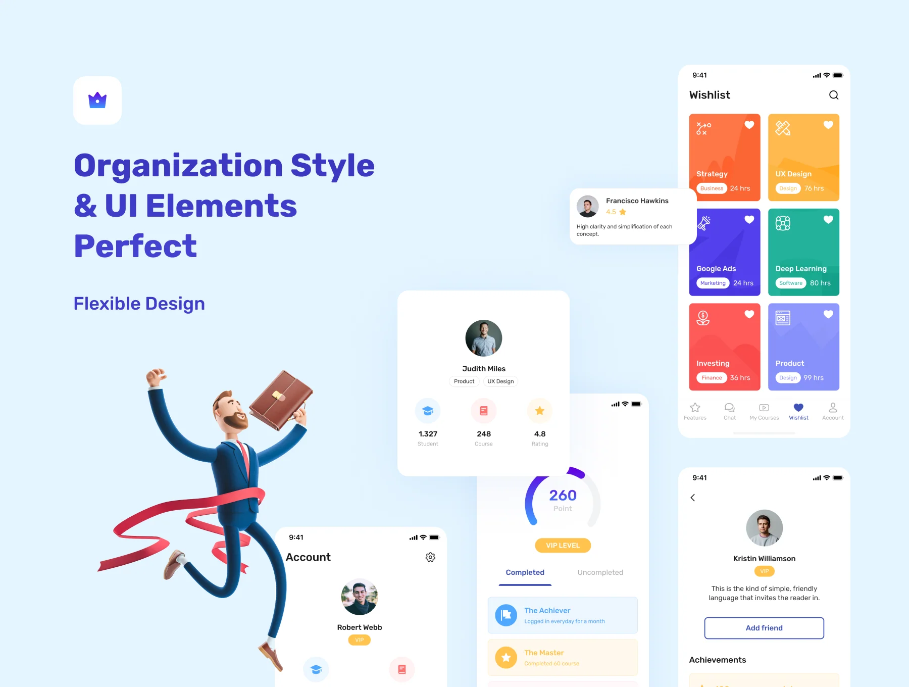 izzi - Online Learning App UI Kit 3