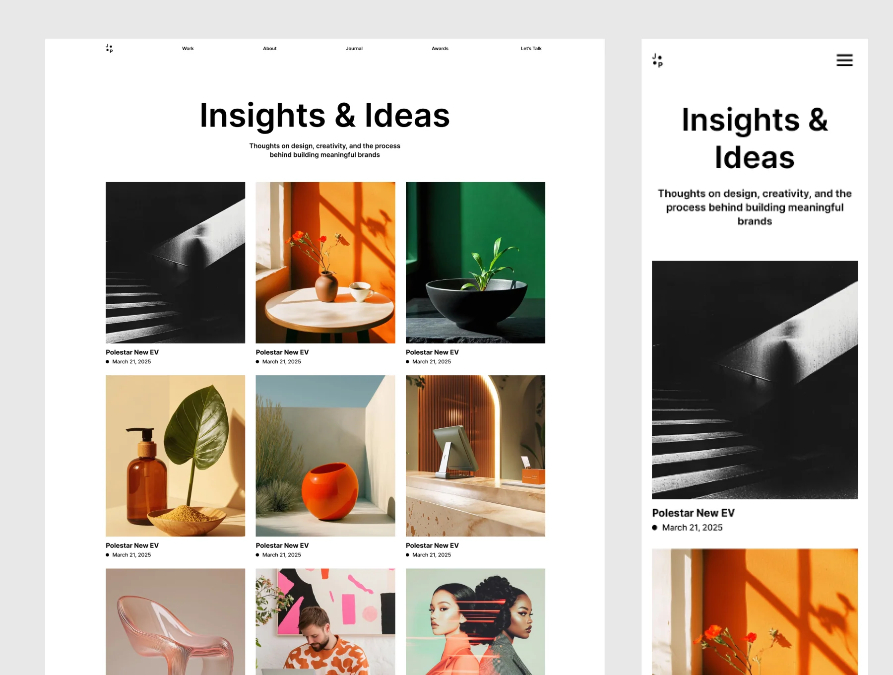 Jackson — Modern Portfolio UI Kit for Designers & Creators 3