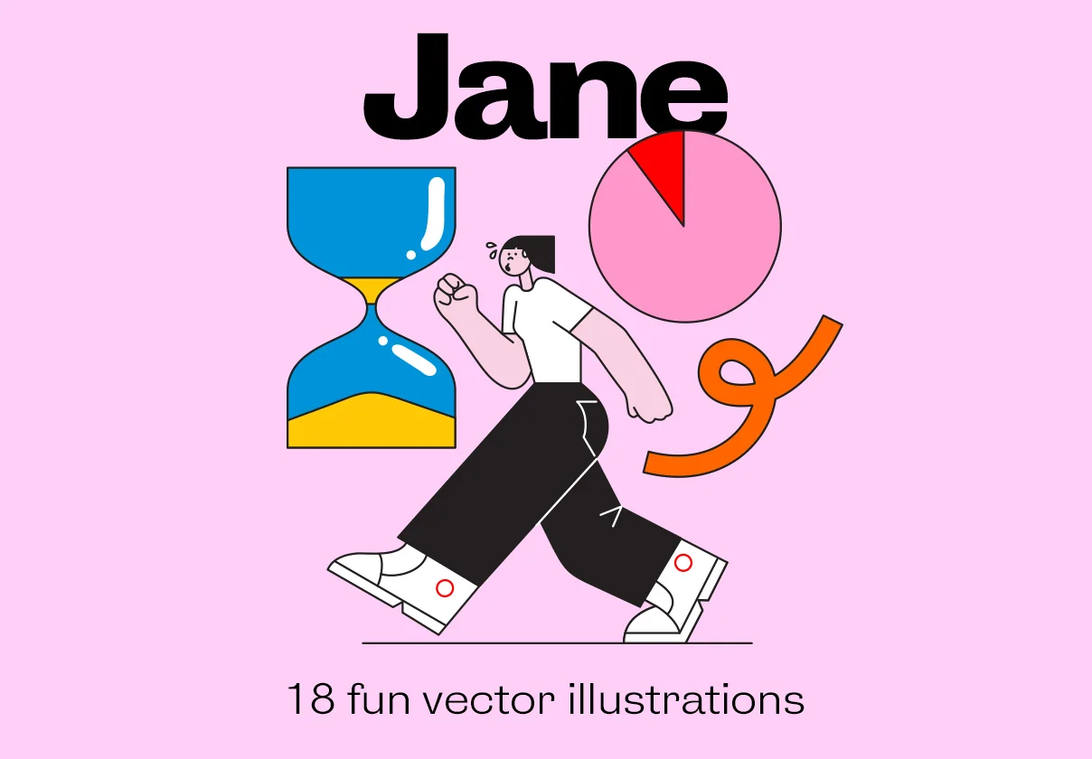 Jane - illustration pack