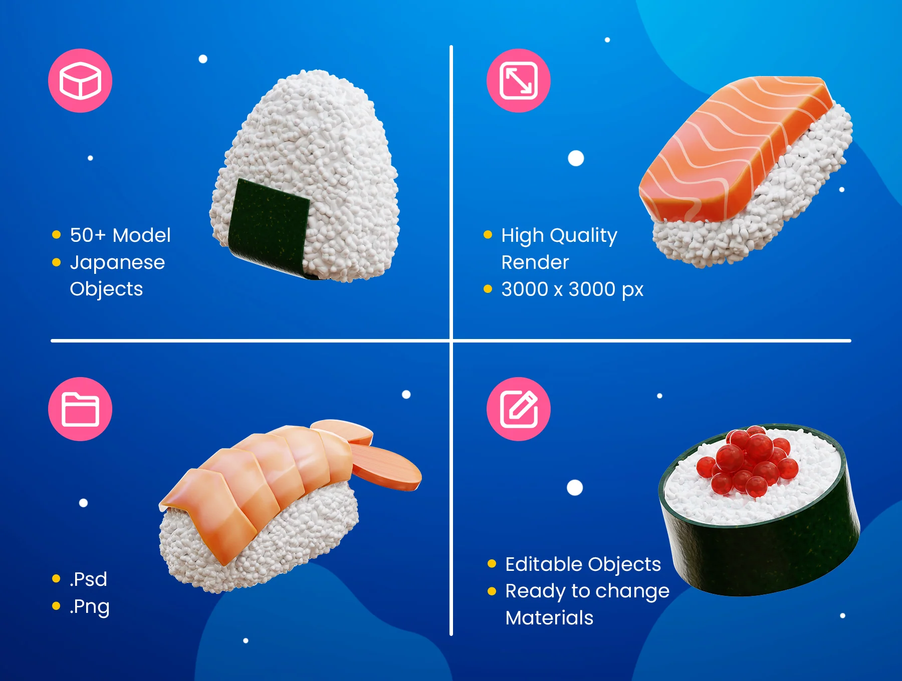 Japanese 3D Icons 2