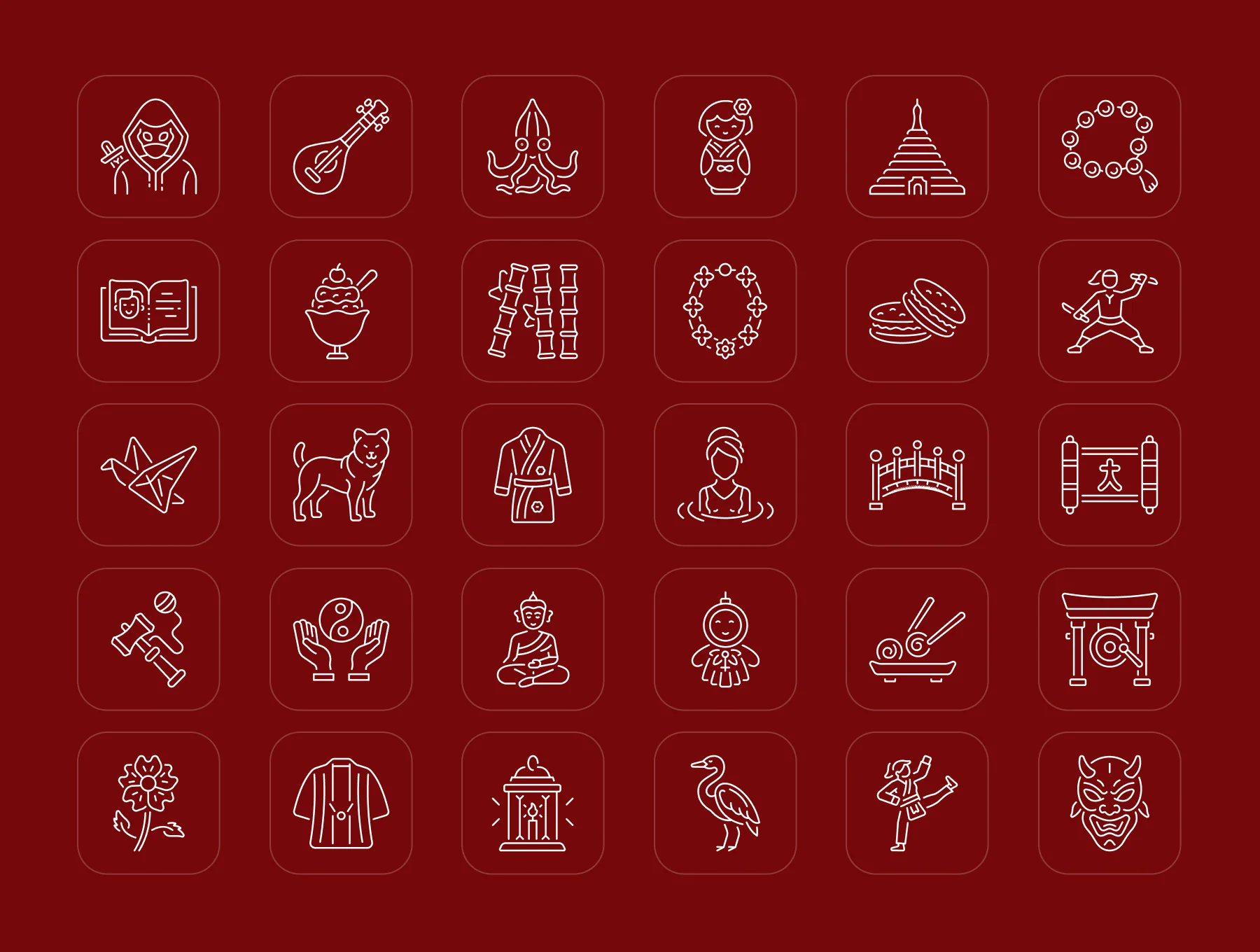 Japanese and Asian Icons 6