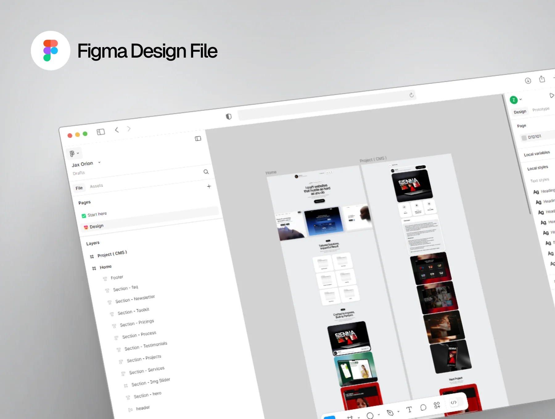 Jax Orion — Ultimate Portfolio Framer Template 3