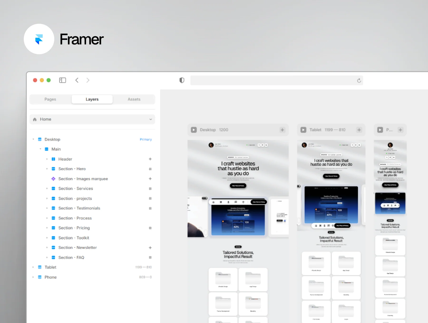 Jax Orion — Ultimate Portfolio Framer Template 4