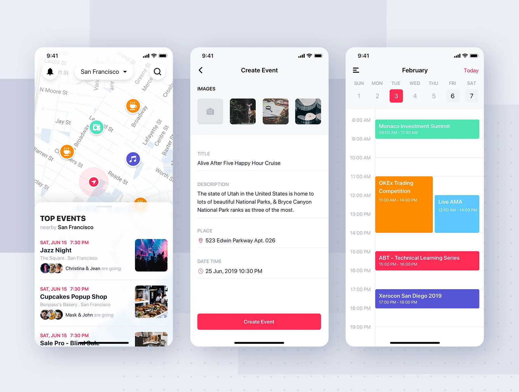 Jazam - Social mobile app UI Kit 8