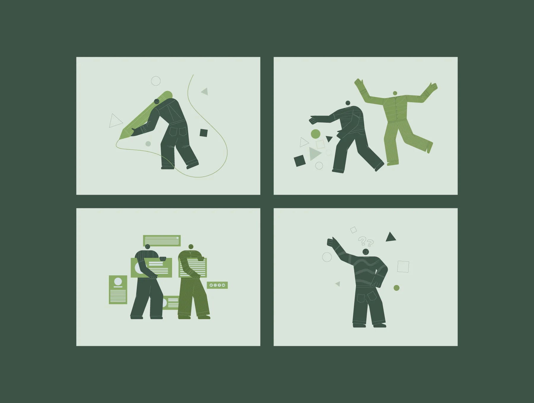Jeanneret Illustrations Set 2