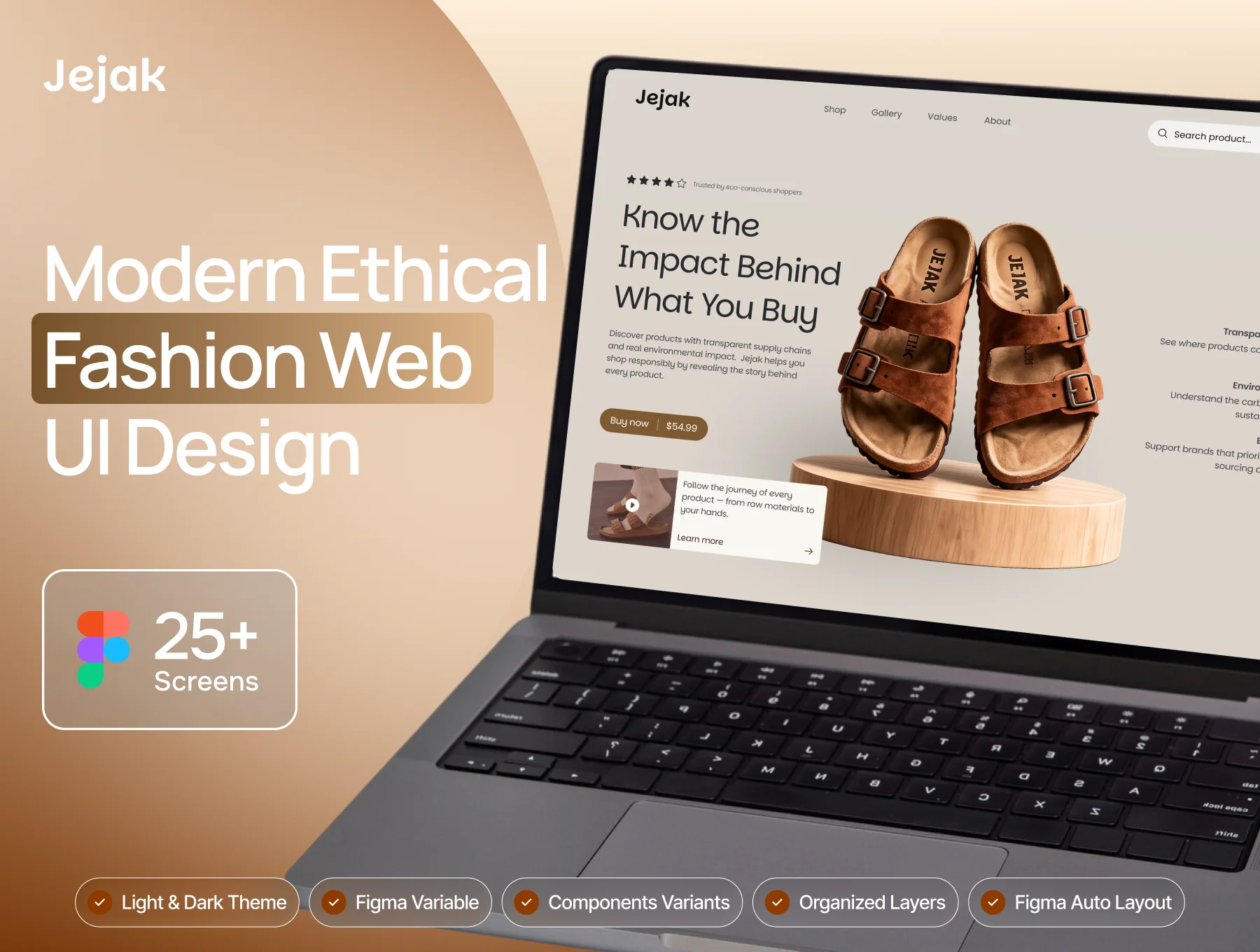 Jejak - Sustainable Fashion eCommerce UI Kit