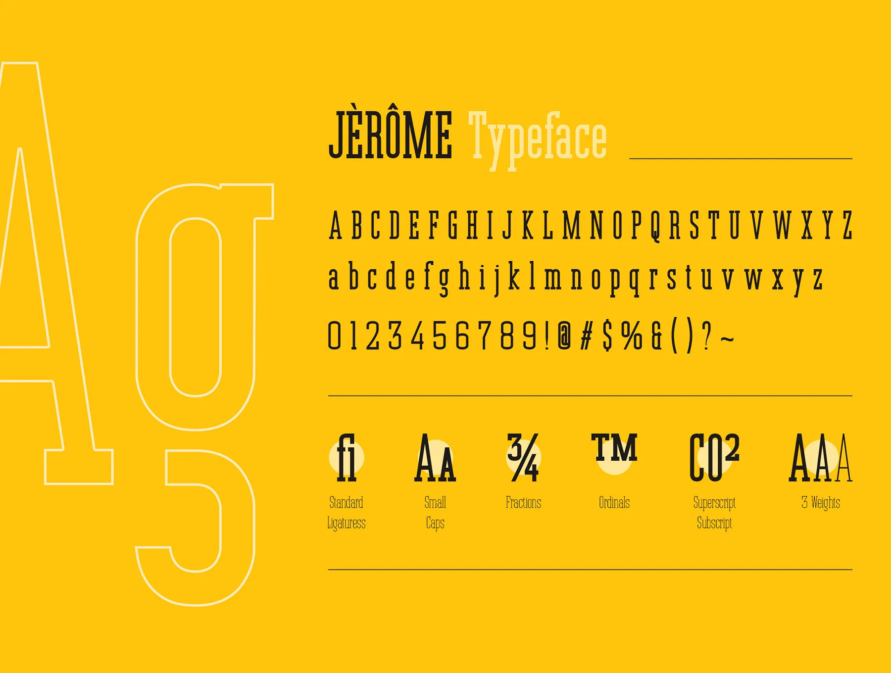 Jerome - Condensed Slab Serif 8