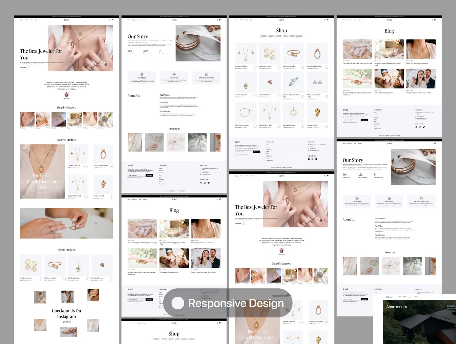 Jewel – Jewelry E-commerce Website Design 3