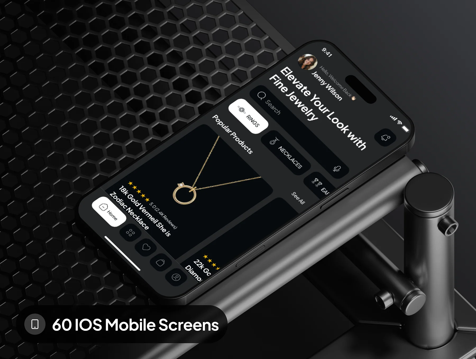 Jewelique - Jewelry Shop Ecommerce App UI Kit 9
