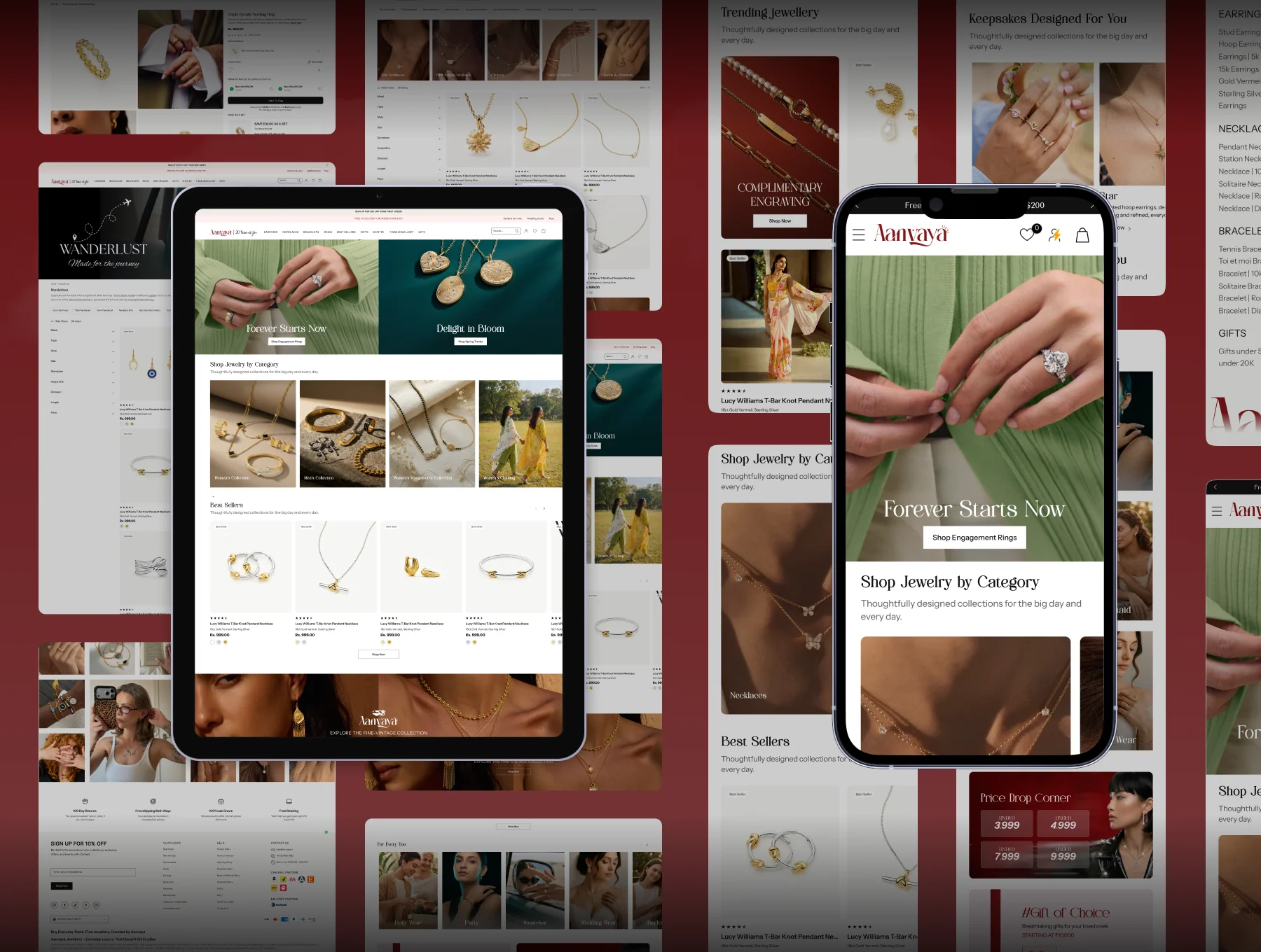 Jewellery E-Commerce Website UI Kit for Figma - Aanvaya 8