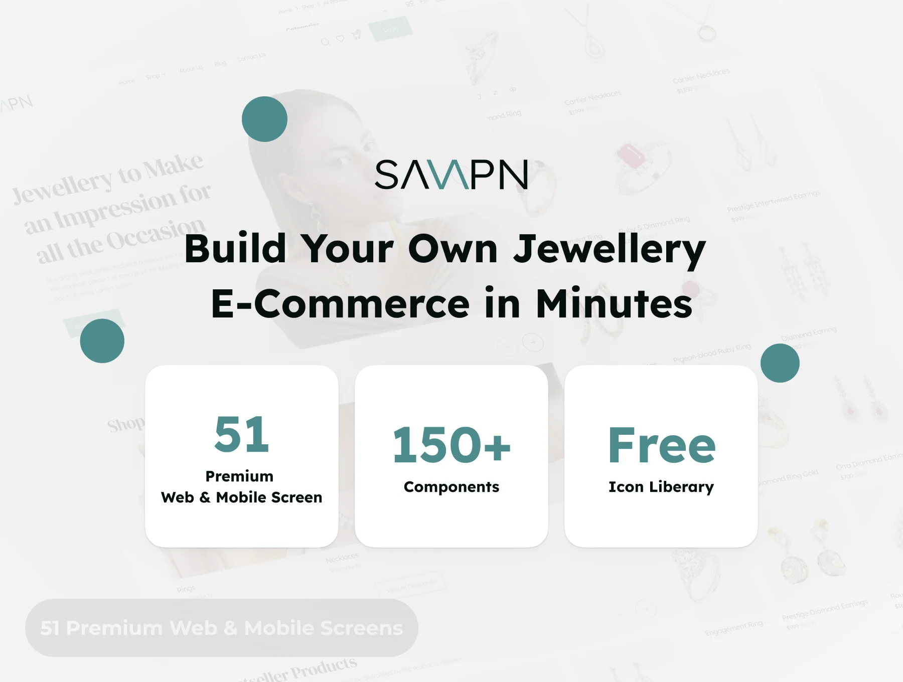 Jewellery E-Commerce Website UI Kit 2