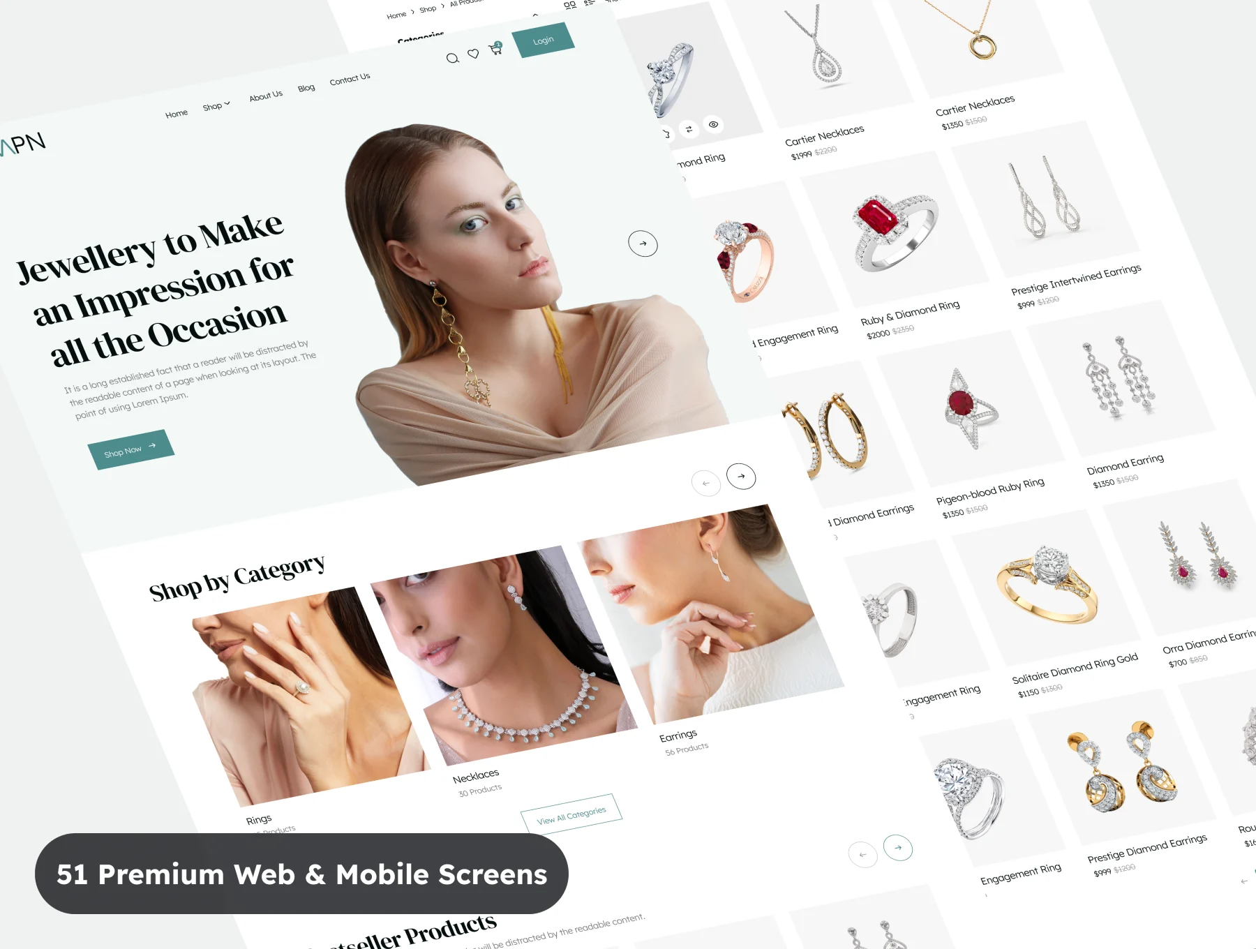 Jewellery E-Commerce Website UI Kit 5