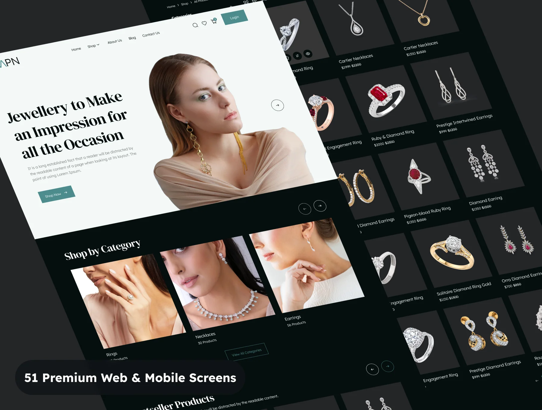 Jewellery E-Commerce Website UI Kit 6