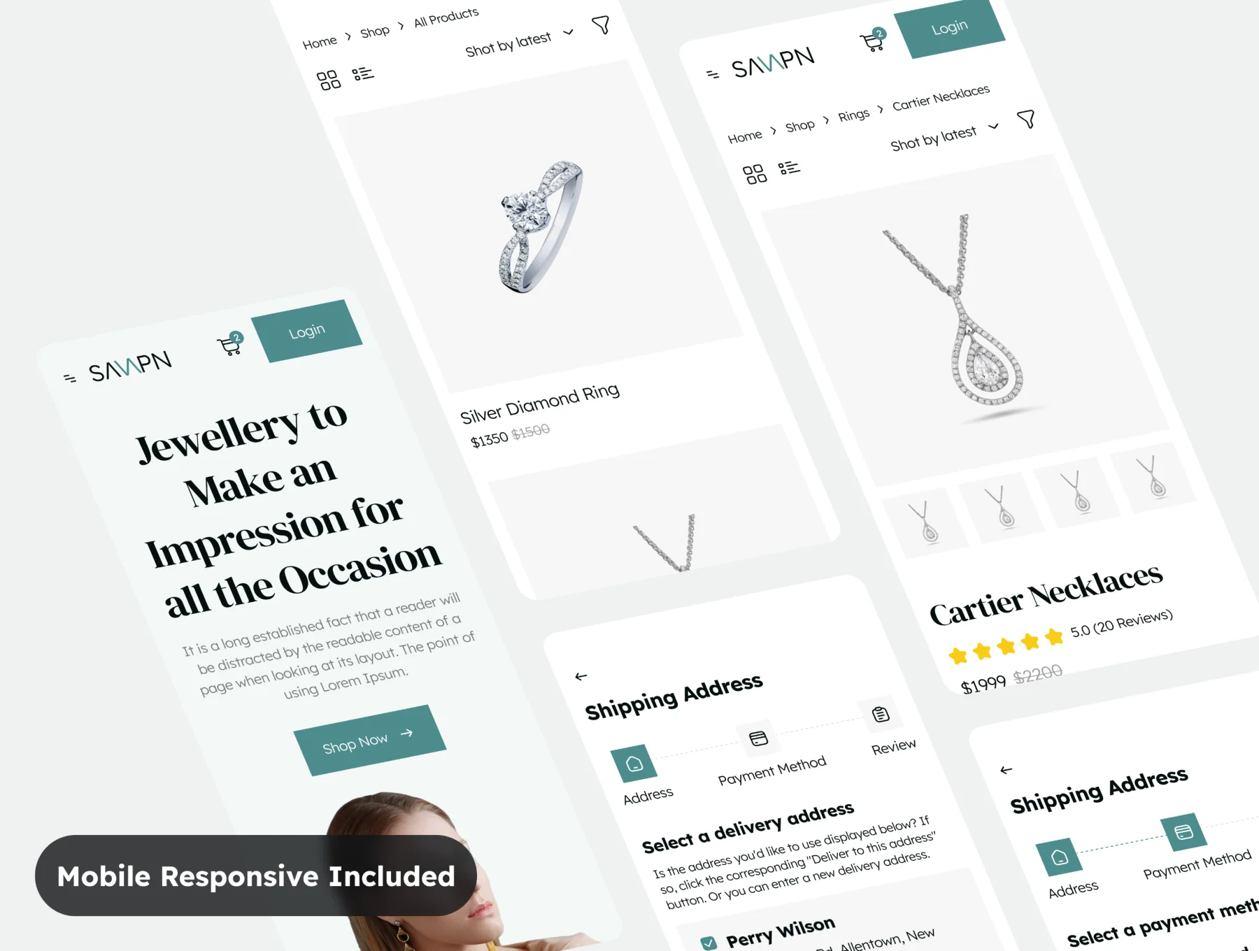Jewellery E-Commerce Website UI Kit 7