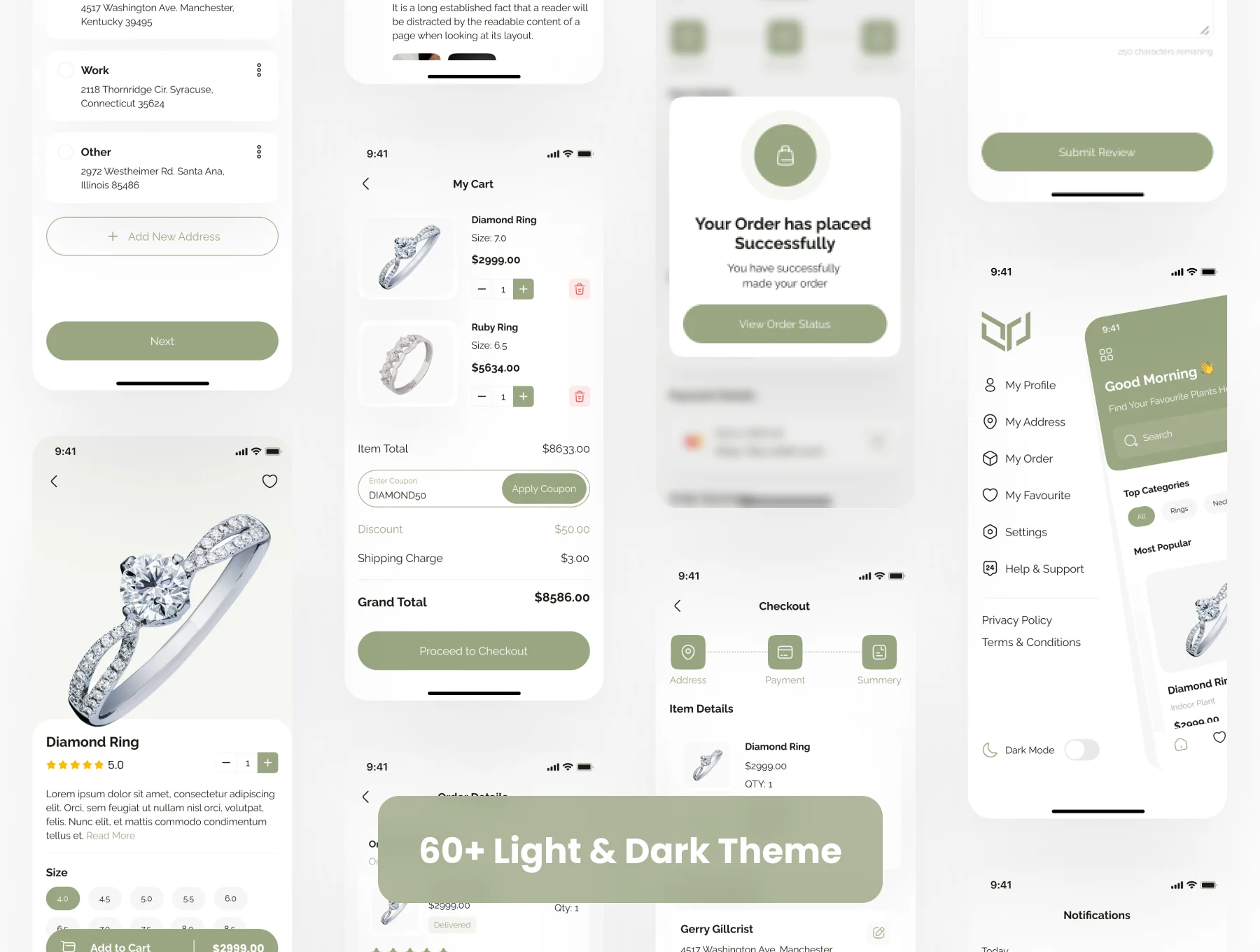 Jewellery Shop App UI Kit 6