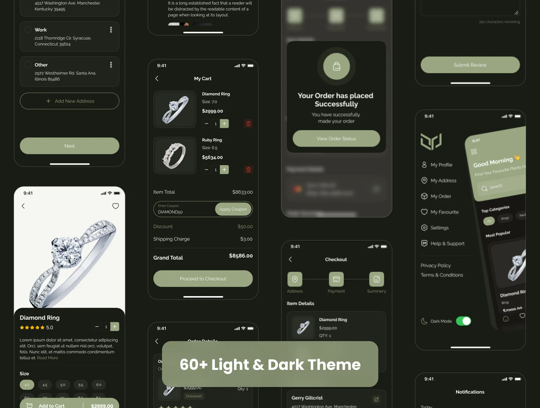 Jewellery Shop App UI Kit 8