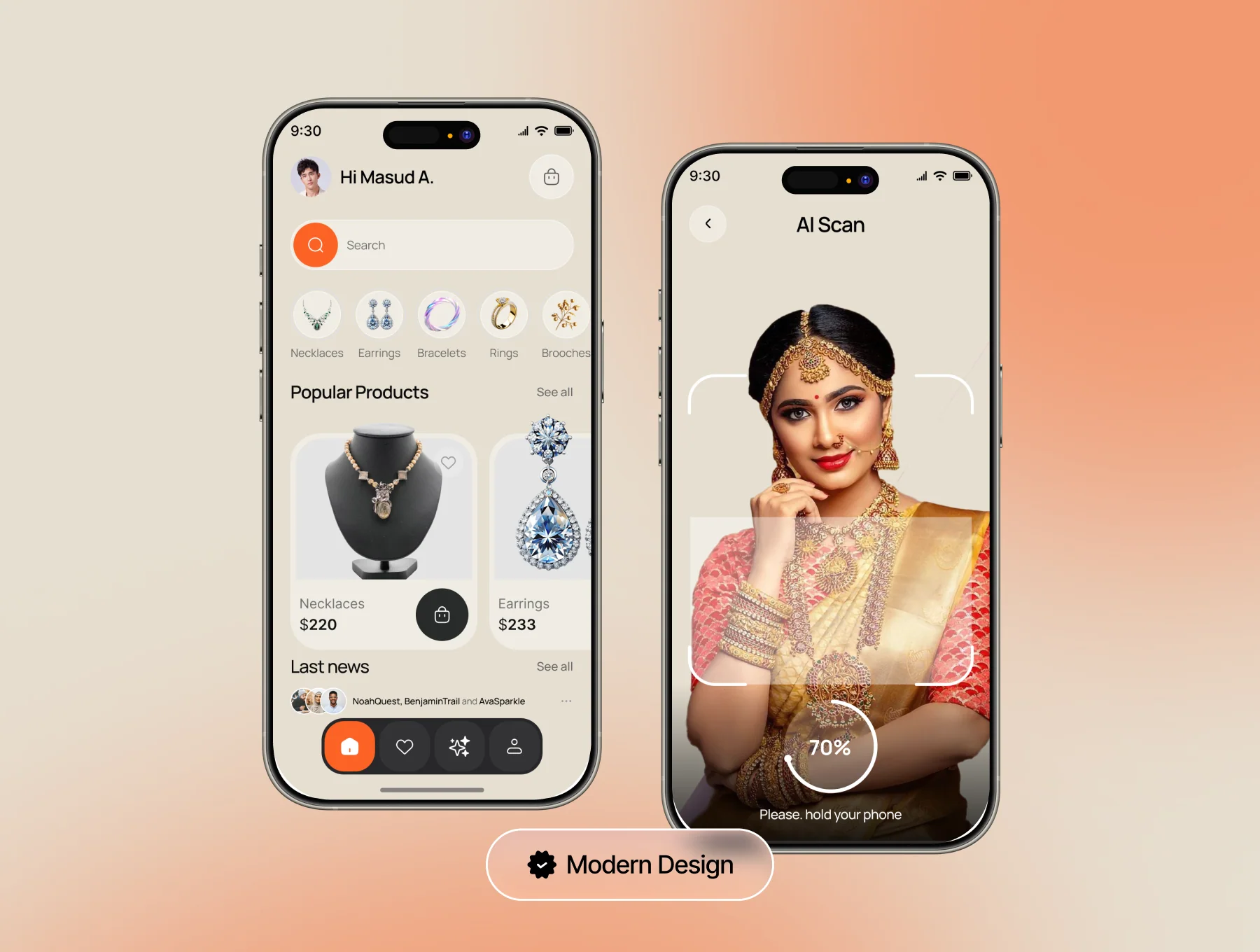 Jewelora - Online Jwelry E-commerce Store App UI Kit 3