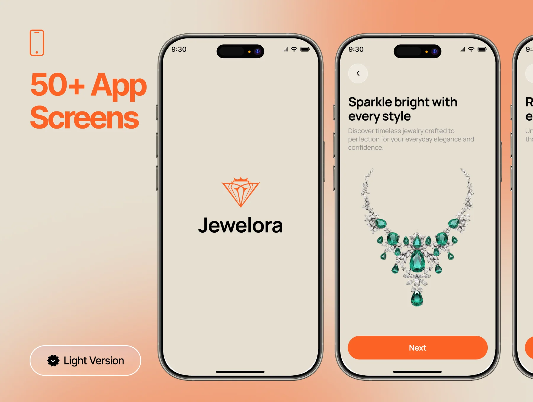 Jewelora - Online Jwelry E-commerce Store App UI Kit 4