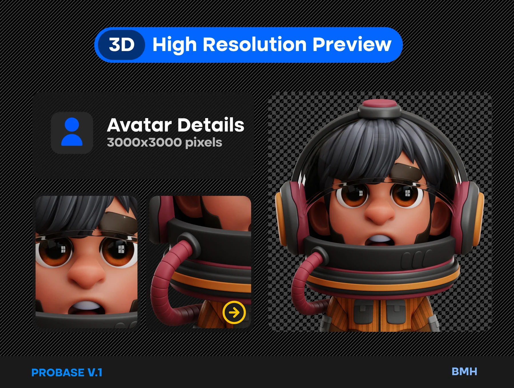 Profession 3D Avatars Illustration 3